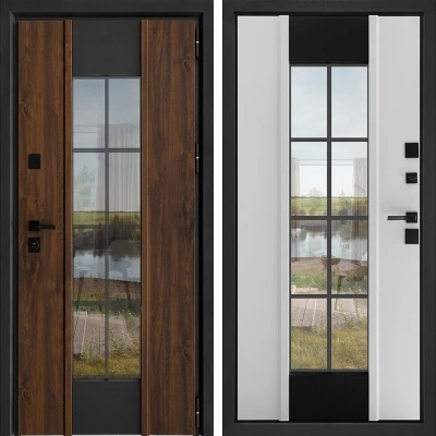 Дверь М Коттедж Стеклопакет Термо